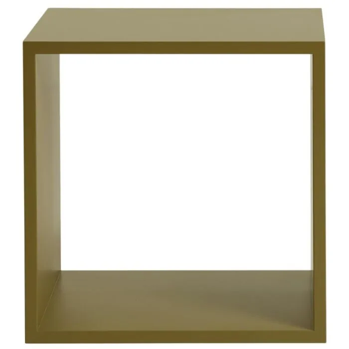 muuto Stacked kast open-Bruin groen-Medium Koopje