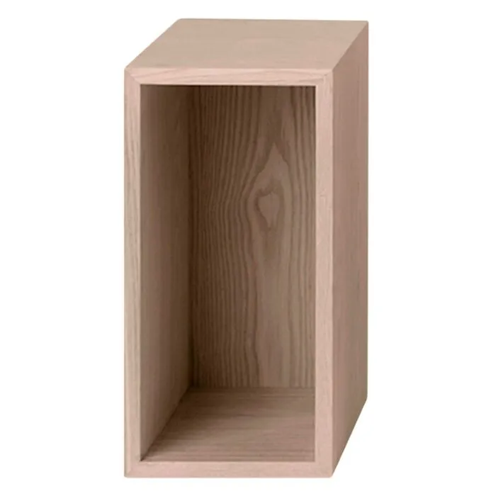 muuto Stacked kast met backboard-Eiken-Small Laatste Kans