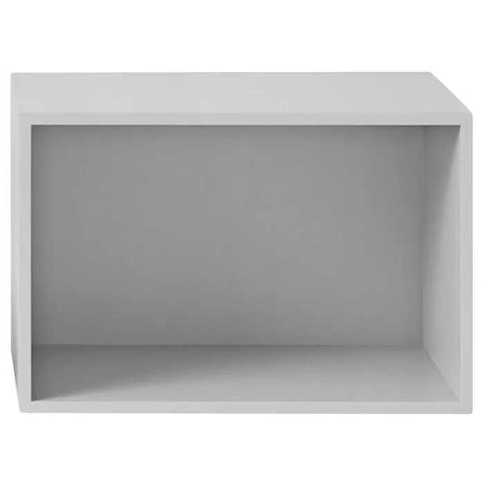 Must-Have muuto Stacked kast met backboard-Licht grijs-Large