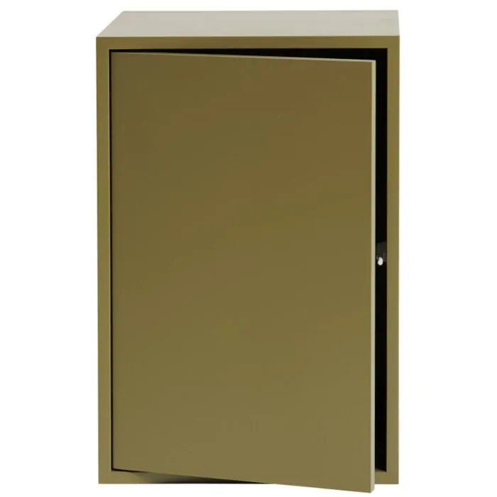 Veilige Betaling muuto Stacked kast met deur-Bruin groen-Large