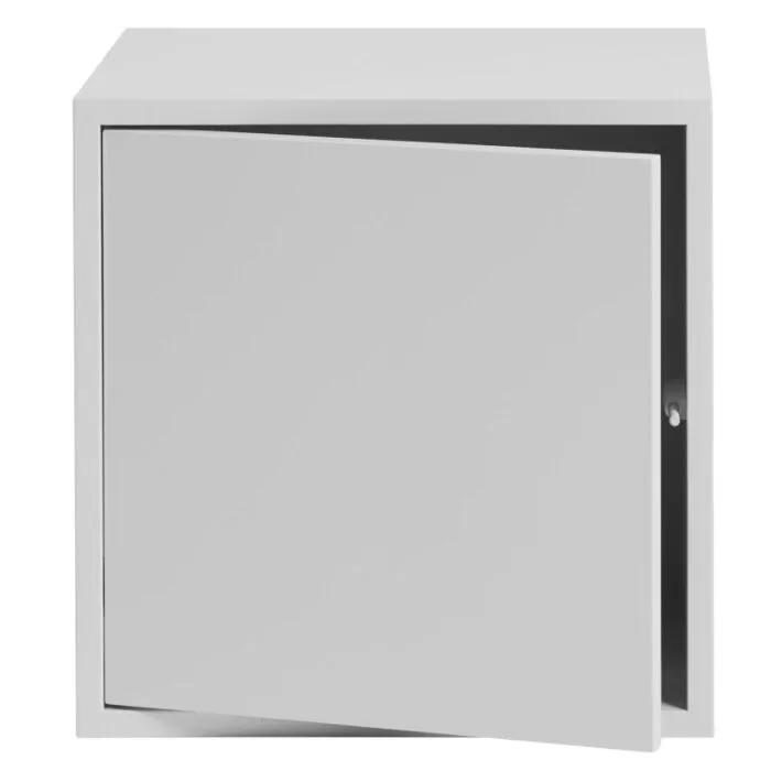 muuto Stacked kast met deur-Grijs-Medium Populair