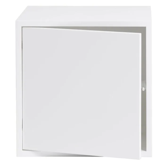 Superprijs muuto Stacked kast met deur-Wit-Medium