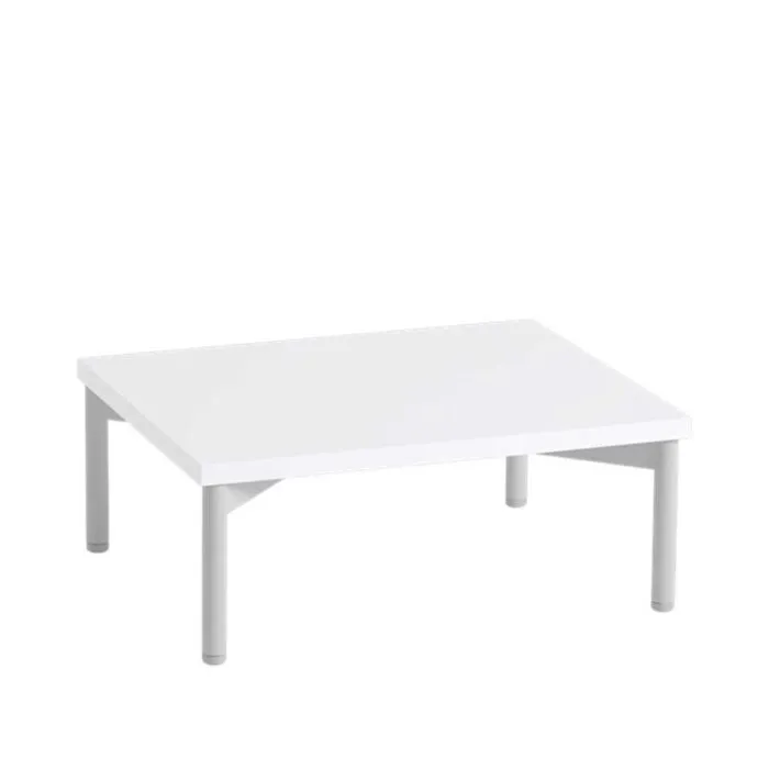 muuto Stacked podium met stalen onderstel-Wit-43,5x35 cm Favoriet