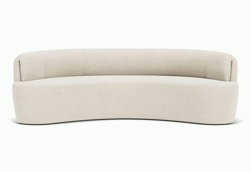 FEST Huf Curved 3-zits bank-Soil - Natural - 01 Nieuw
