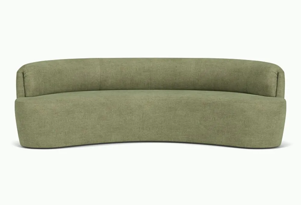 FEST Huf Curved 3-zits bank-Cube - Light Green - 55 Betaalbaar