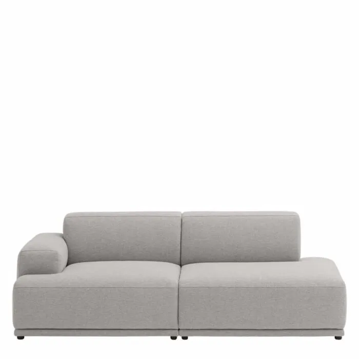 muuto Connect Soft 2-zits 1 arm bank-Arm links-Clay 12 Favoriet