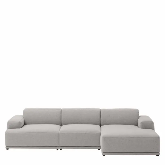 muuto Connect Soft 3-zits hoekbank-Hoek rechts-Clay 12 Must-Have