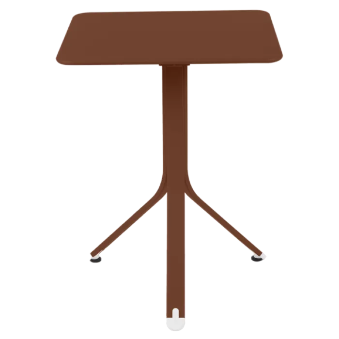 Fermob Rest'o tuintafel 57x57 cm-Red Ochre Speciale Aanbieding