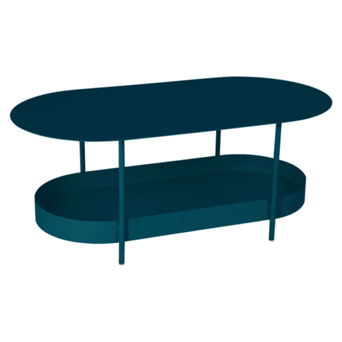 Betrouwbaar Fermob Salsa Low salontafel-Acapulco Blue