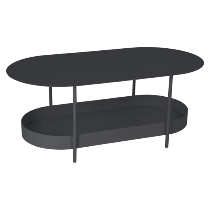 Fermob Salsa Low salontafel-Anthracite Fabrieksprijs
