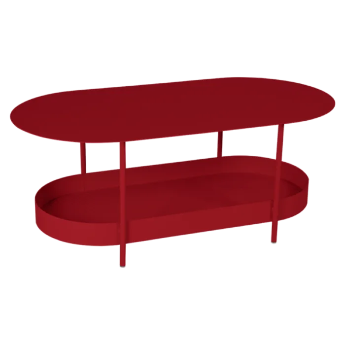 Koopje Fermob Salsa Low salontafel-Chili