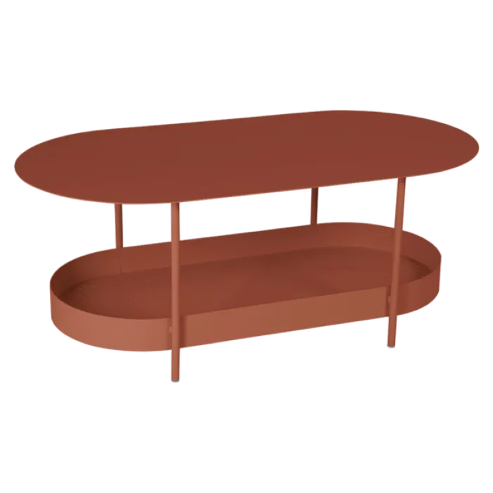 Korting Fermob Salsa Low salontafel-Red Ochre