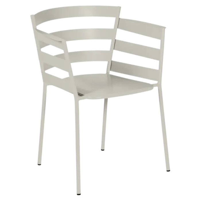 Populair Fermob Rythmic tuinstoel met armleuning-Clay Grey