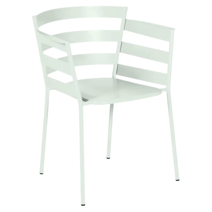 Seizoensaanbieding Fermob Rythmic tuinstoel met armleuning-Ice Mint