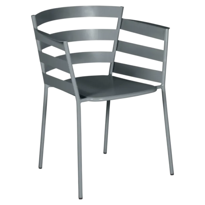 Aanbieding Fermob Rythmic tuinstoel met armleuning-Storm Grey