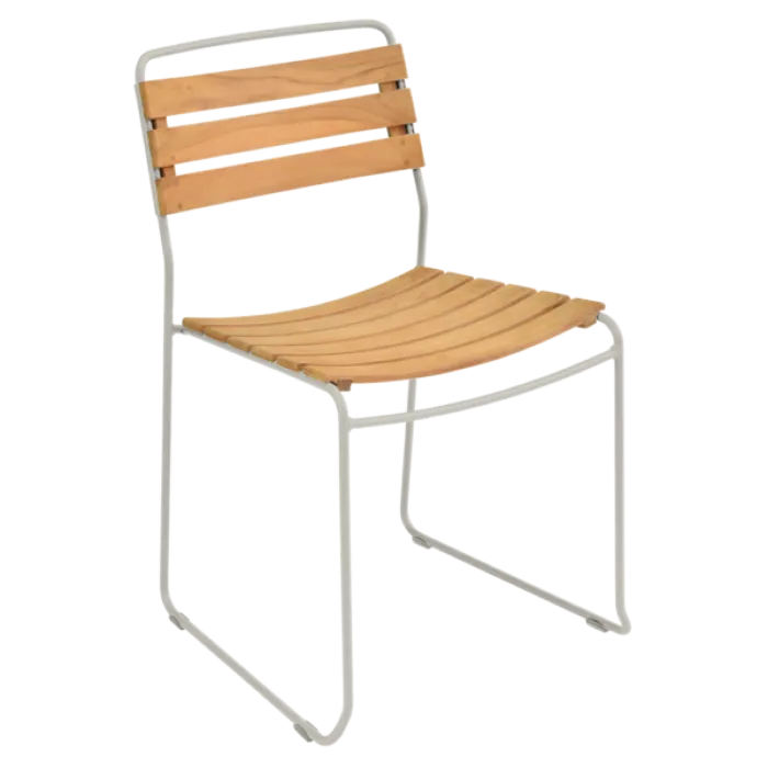 Premium Fermob Surprising Teak tuinstoel-Clay Grey