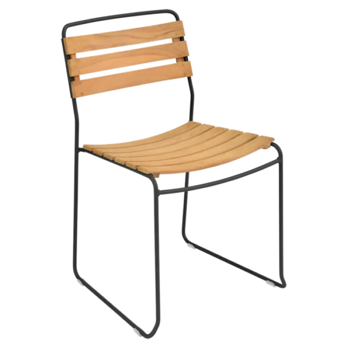 Fermob Surprising Teak tuinstoel-Liquorice Beste Prijs