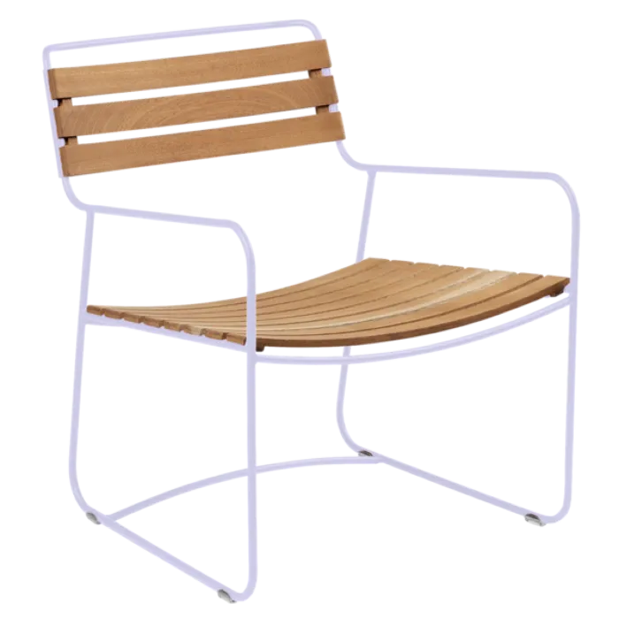 Hoge Kwaliteit Fermob Surprising Low Teak fauteuil-Marshmallow