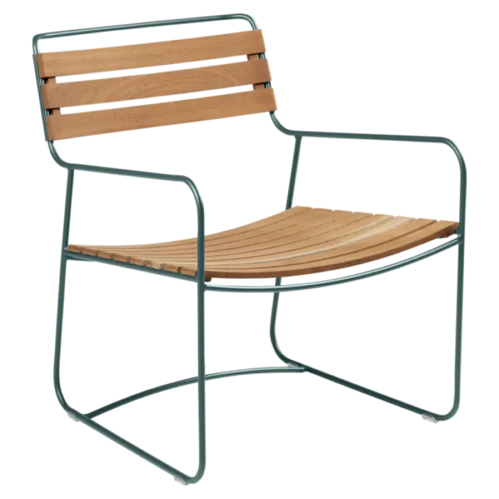 Flitsaanbieding Fermob Surprising Low Teak fauteuil-Storm Grey