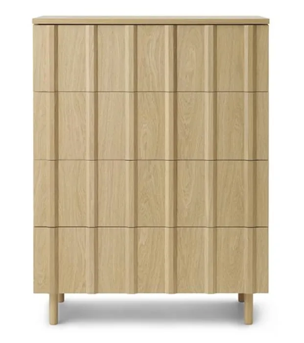Actieprijs Normann Copenhagen Rib kast - hoog-Oak