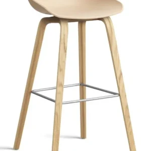 Meest Verkocht HAY About a Stool AAS32 barkruk mat gelakt onderstel-Zithoogte 75 cm-Pale Peach OUTLET
