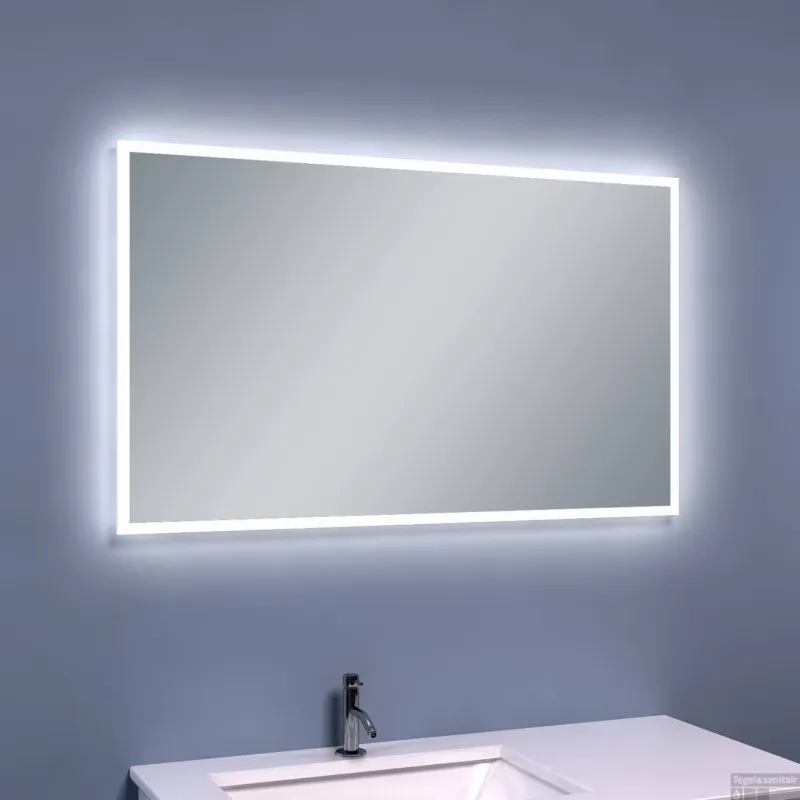 Weekendaanbieding BWS LED Spiegel Rondom Dimbare Condensvrije 100x60 cm