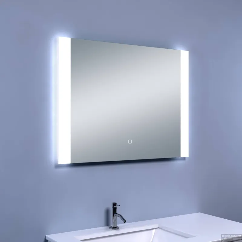 BWS Dimbare LED Spiegel Zon 80x60 cm (condensvrij) Direct Verzonden