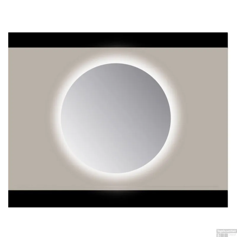 Weekendaanbieding Spiegel Rond Sanicare Q 70 cm Ambi Warm White LED PP Geslepen (Zonder Sensor)