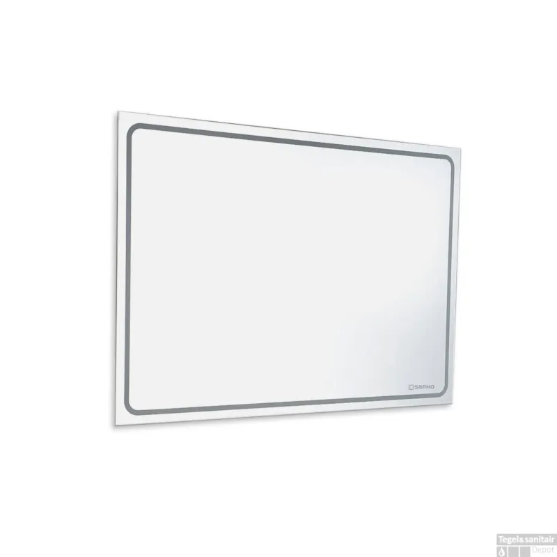 Favoriet Badkamerspiegel Sapho Gemini II 130x60 cm LED-Strips