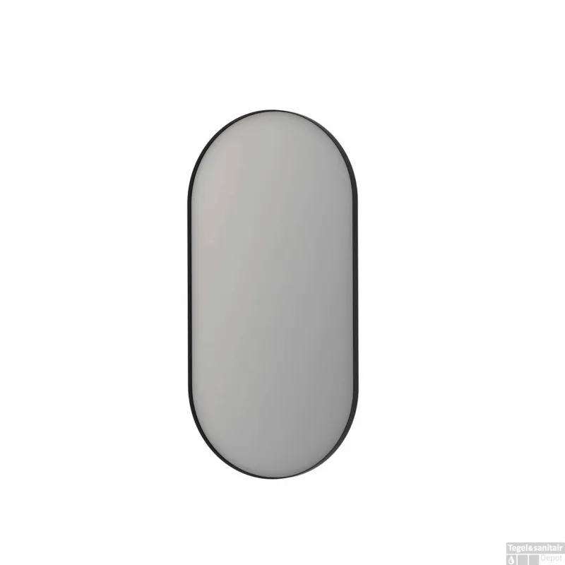 Uitverkoop Spiegel INK SP20 120x4x60 cm Geborsteld Metal Black