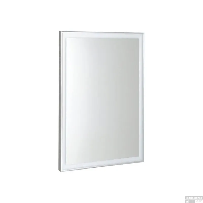 Badkamerspiegel Sapho Luminar 60.3x80.3 cm LED-Verlichting Frame Chroom Veilige Betaling