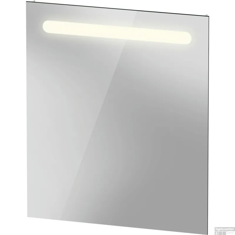Lage Prijs Spiegel Duravit No.1 Met Horizontale LED Verlichting 60x3.5x70cm Mat Wit