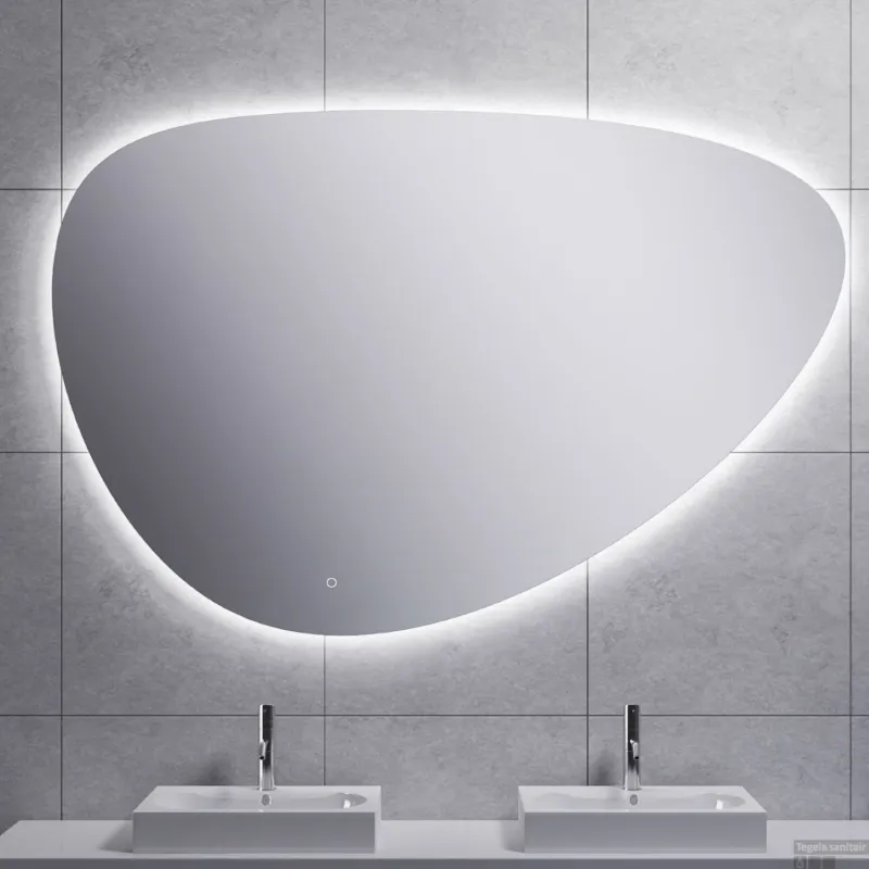 Badkamerspiegel BWS Luma Dimbare LED Verlichting Condensvrij 120x80 cm Direct Beschikbaar