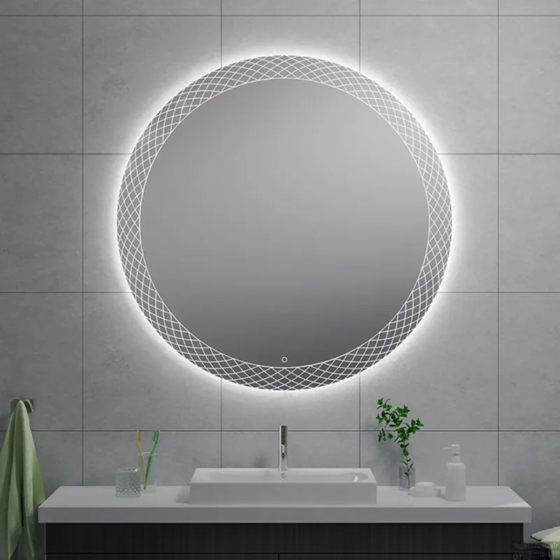 Favoriet Badkamerspiegel BWS Madri Rond LED Verlichting Condensvrij 120 cm