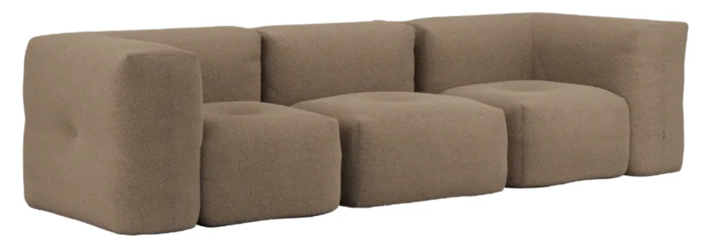 Sackit Soft Indoor 3-zits bank - met armleuningen-Teddy Brown Lage Prijs