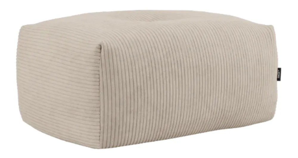 Sackit Soft Indoor poef-Corduroy Beige Speciale Aanbieding