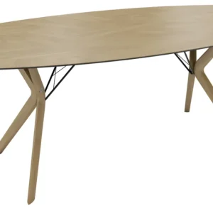 Actieprijs Mobitec Eclipse T0400 eettafel-Naturel Eiken-200x100 cm