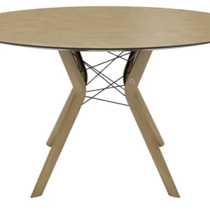 Mobitec Eclipse T0400 eettafel-Naturel Eiken-∅ 135 cm Gereduceerde Prijs