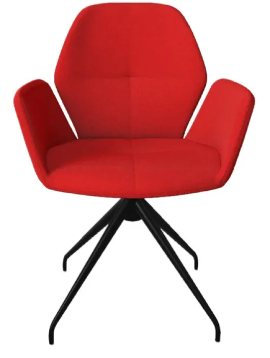 Uitverkoop Mobitec Mood 95 M0512 eetkamerstoel-Hip Hop Red
