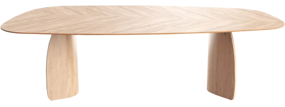 Mobitec Dolmen T0300 eettafel-270x120 cm-Eikenhout Weekendaanbieding