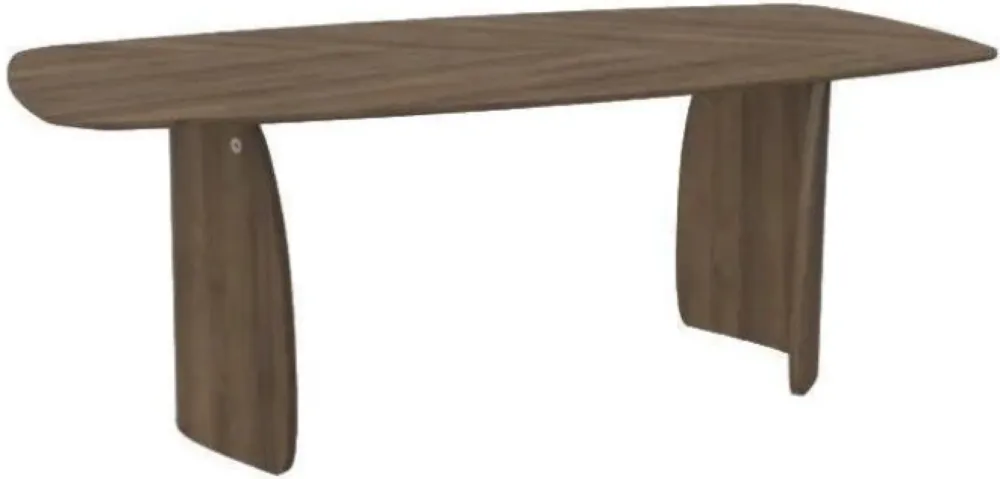 Mobitec Dolmen T0300 eettafel-270x120 cm-Notenhout Actieprijs