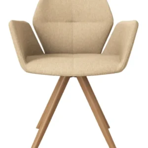 Mobitec Mood 95 M0912 eetkamerstoel - beuken onderstel-Hip Hop Beige Laatste Kans