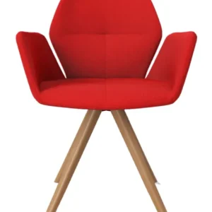 Mobitec Mood 95 M0912 eetkamerstoel - beuken onderstel-Hip Hop Red Shop Nu