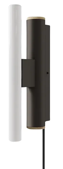 Premium FRAMA Eiffel Single 300 wandlamp-Gunmetal Steel
