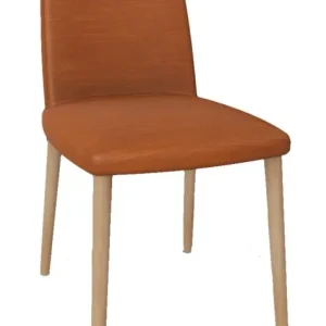 Flitsaanbieding Mobitec Rob C0110 eetkamerstoel - beuken onderstel-Genova Cognac
