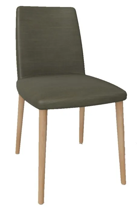 Mobitec Rob C0110 eetkamerstoel - beuken onderstel-Genova Forest Flitsaanbieding