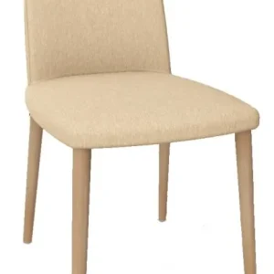 Superprijs Mobitec Rob C0110 eetkamerstoel - beuken onderstel-Hip Hop Beige