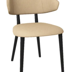 Mobitec Toro C0212 eetkamerstoel - zwart eiken onderstel-Hip Hop Beige Laatste Versie