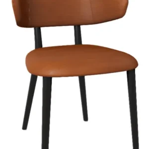 Express Levering Mobitec Toro C0212 eetkamerstoel - zwart eiken onderstel-Genova Cognac