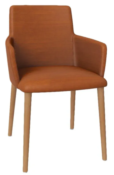 Mobitec Rob C0212 eetkamerstoel-Genova Cognac Lage Kosten